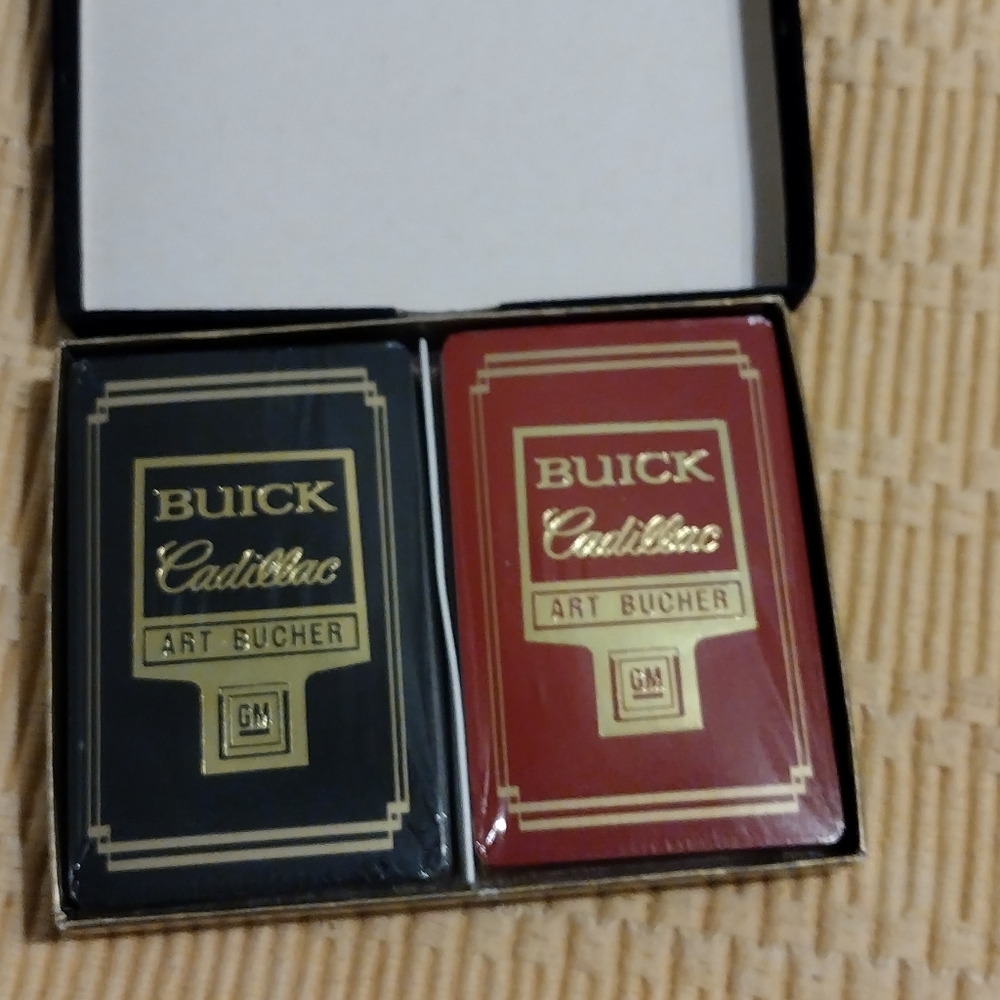 NIP Buick Playing Cards